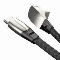Jmuytop Tesla โมเดล3 /Y สายชาร์จสไตล์ตัวต่อผนังเส้นแบน Type C สำหรับสาย Pd ชาร์จ C Usb Qc3.0ข้อมูล
