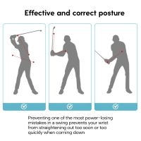 Hot Selling Adjustable Golf Assistance Exercises Rope Indoor Golf Swing Trainer Durable