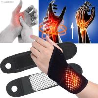 ☄△ Magnetic Wrist Brace Therapy Self-Heating Wrist Support Sports Wristband Heated Hand Warmer Compression Pain Relief Wrist Band