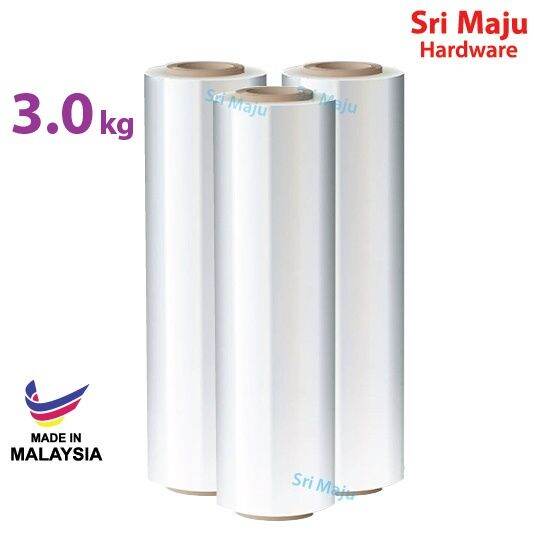 ☉MAJU T45030 Quality Stretch Film 3.0kg x 1 roll Secure Wrapping
