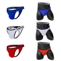 เอวต่ำผู้ชายทอง Underwear ผู้ชาย Jockstrap ผ้าฝ้ายสบายจีสตริงบุรุษบิกินี่ T Hongs อวัยวะเพศชายกระเป๋า Cueca Tangas Hombre