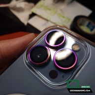 Dán Cường Lực Camera IPhone 13 Pro 13 Pro Max Hoda Sapphire Viền Màu thumbnail
