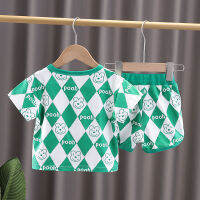 Ready Stock Summer New Boy Girl Short Sleeve Set Thin Summer Clothes Baby Suits 0-5 Years Old