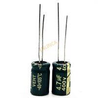 30pcs/lot 400V 4.7UF high frequency low impedance 8*12 20% RADIAL aluminum electrolytic capacitor 4700NF 20%