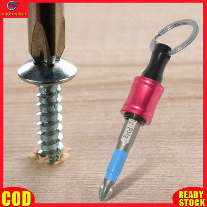 leadingstar-rc-authentic-6pcs-5pcs-1-4-hex-shank-quick-release-keychain-screwdriver-drill-bit-holder-extension-small-portable-screwdriver-head-for-electric-hand-held-screwdrivers