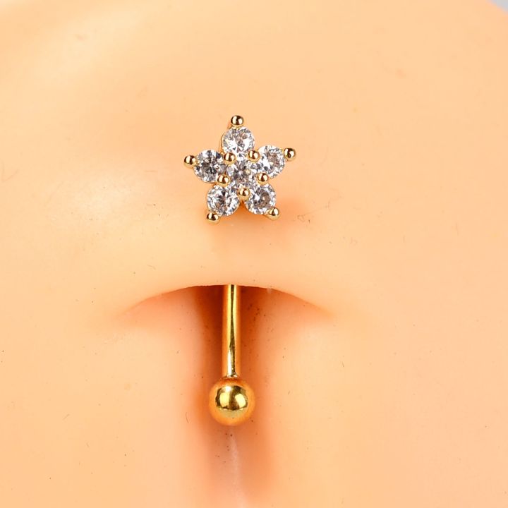 1pc-fashion-stainless-steel-belly-button-rings-flowers-star-earring-crystal-zircon-piercings-navel-rings-sexy-women-body-jewelry