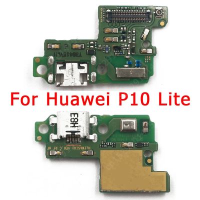 บอร์ดชาร์จ USB ดั้งเดิมสําหรับ Huawei P10 Lite P10Lite พอร์ตชาร์จเบา PCB Dock Connector Flex Cable อะไหล่ทดแทน
