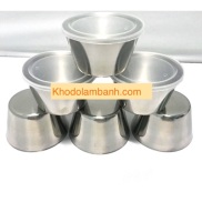 1 chiếc Khuôn caramel inox, khuôn bánh flan inox