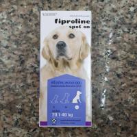 fiproline spot on dog ยาหยอดกำจัดเห็บ หมัด สุนัข  น้ำหนัก 20-40  กิโลกรัม ( 1 หลอด)