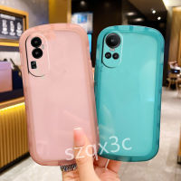 เคสโทรศัพท์พร้อมส่งสำหรับ OPPO Reno10 Pro + Reno 10 Pro Plus 5G A78 4G 2023เคสสมาร์ทโฟนใหม่ป้องกันกล้องสีขาวดำม่วงซิลิโคนใสเรียบง่ายฝาหลัง OPPOA78ปลอกอ่อน