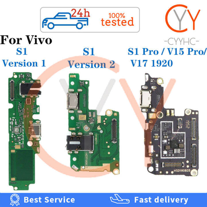 สำหรับ-vivo-s1-pro-s1pro-v15-pro-v15pro-v17-1920-s1-usb-ขั้วต่อแท่นชาร์จบอร์ดซ่อมโทรศัพท์มือถืออะไหล่ทดแทนสายเคเบิลงอได้