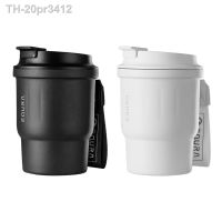 ♞ 20pr3412 Y1qb 450ml garrafa térmica de café aço inoxidável-caneca vácuo carro-viagem isolada-caneca