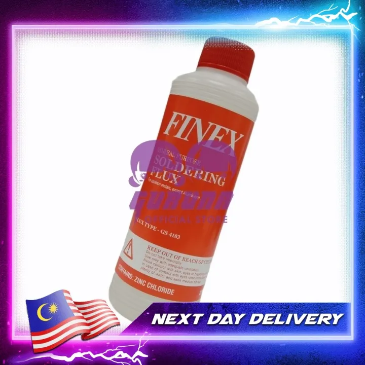 VALUE CAN FINEX Liquid Acid Flux Baker Soldering Fluid Solder Timah
