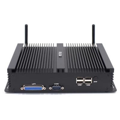 HYSTOU H4-I5-8250U Fanless Mini Industry PC Intel Core i5-8250U Processor Quad Core up to 1.6GHz, RAM: 4G, ROM: 256G, Support Win 7 / 8 / 10 / Linux