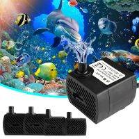 [Trust Family Life Store] 2W/4W Ultra Quiet Submersible Water Fountain ปั๊มกรองบ่อปลา Aquarium ปั๊มน้ำถัง Fountain 110V/220V EU Plug