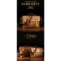 Mens bag wholesale new casual mens real-leather bag mens messenger bag mens cowhide handbag crazy horse leather brie