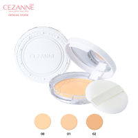 CEZANNE UV Clear Face Powder แป้งอัดแข็งไม่ผสมรองพื้น เคลียร์ผิวใสได้ผิวสวย