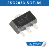 20pcs 2SC2873 C2873 Marking MY SOT-89 2SC2873-Y SOT89 NPN 50V/2A SMD Transistor new original