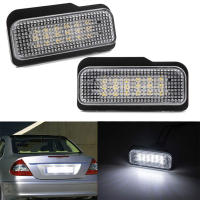 2ชิ้นสำหรับ Benz C E CLS-Class W203 W211 W219 SMD ด้านหลังสีขาว C An BUS Led ไฟป้ายทะเบียน A2038200256