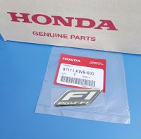 สติ๊กเกอร์เครื่องหมาย FI ติดฝาครอบหน้า HONDA WAVE110i แท้ศูนย์(87111-KWB-600)1ชิ้น ใช้สำหรับรถรุ่น: AIR BLADEi 2008, AIR BLADEi 2009, CLICK110i 2008, PCX125 2009, SCOOPY i 2010, WAVE 110i AT 2010, CZ-i 2009, DREAM110i 2011, SUPER CUB 2013, SUPER CUB 2014,