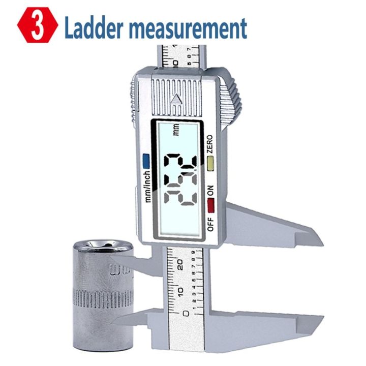 hot-0-150mm-large-digital-lcd-display-electronic-carbon-fiber-vernier-caliper-gauge-micrometer-digital-ruler-measuring-tools