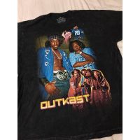 เสื้อยืดพิมพ์ลายแฟชั่น เสื้อวง OUTKAST (2017) Size XL