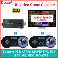 Video Game Stick Lite 4K Console 64G Built-In 15000 Games Retro Handheld TV Game Console Wireless Controller For PS1/GBA Kid