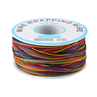 【100%-New】 AUGIENB mall Hot P/n B-30-1000 280M 8-Wire สีฉนวนกันความร้อนห่อทองแดงทดสอบสายเคเบิลลวด