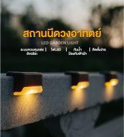 YONUO Solar light 1 LED ไฟติดบันได ไฟทางเดิน ไฟโซล่าเซล ไฟภูมิทัศน์ ไฟติดกำแพง รั้วบ้าน ติดบันไดหน้าบ้าน รั้วบ้าน เพิ่มความสวยงาม