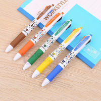 M&amp;G ปากกาลูกลื่น แบบกด MF-1006  ลายmiffy  ปลอกยาง หมึก 4 สีในแท่งเดียว  ขนาดเส้น 0.5mm (ราคาต่อด้าม/สุ่มสี) #miffy #M&amp;G #School#office#ปากกา