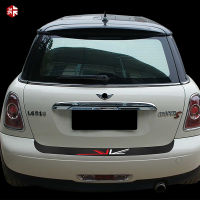 รถด้านหลังกันชน Decal Trunk Load Edge Protection Guard Trim 5D คาร์บอนไฟเบอร์ไวนิลสติกเกอร์สำหรับ MINI Cooper S R56 R57อุปกรณ์เสริม