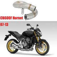 อะไหล่มอเตอร์ไซค์ฮอนด้า CB600F แตนท่อเชื่อมท่อไอเสีย07-13 CBR600F 304เริ่มต้นลบข้อต่อท่อ