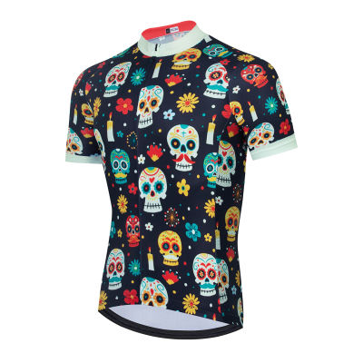 NEW Cycling jersey Bike jersey Mountain MTB Short Top Team Maillot Ciclismo Shirts Summer wear Skull Road Cycling clothes