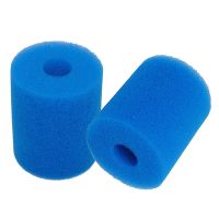 2 Pack Filter Sponge for Type H, Reusable Washable Hot Tub Cleaner Tool, Sponge Filter Foam