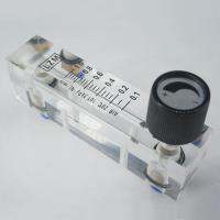 0.1-1LPM LZM-4T Acrylic Panel Panel Air Flowmeter Rotameter With Control Valve Push In Fit 6Mm OD Tube