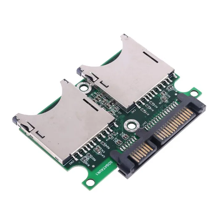 2023 New 2Port Dual SD SDHC MMC RAID to SATA Adapter Converter with ...
