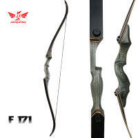 คันธนู (สำหรับมือขวา RH)  รุ่น JUNXING F171 ขนาด 60 นิ้ว with 15 inches Riser for Right Hand User  35 , 40 Pounds Reverse Bow