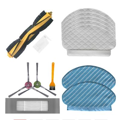 Filter Brush Mop Cloth Set for Ecovacs Deebot Ozmo T5MAX 950 920 Vacuum Cleaner Replacement