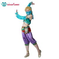 Female Gerudo Outfit Link Cosplay Costume Fullset For Women Halloween Desert Zelda Cosplay Costume