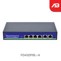 POE SWITCHING 10/100Mbps 4+2 PORT 52V 1.5A 78W รุ่น F0420FBL-A