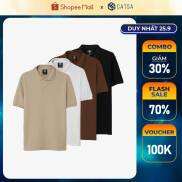 Áo Polo CATSA 4 màu chất liệu cotton CVC, thoải mái, thoáng mát ATP310-311