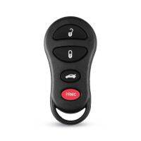 Keyyou Car Keyless Entry เคส Fob กุญแจรีโมตมี4ปุ่มสำหรับ Chrysler Voyager Cruiser สำหรับ Dodge Ram Dakota Jeep Cherokee