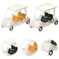 MOVTOTOP 5PCS MINI GOLF CART รุ่นเกวียนขนาดเล็ก Figurines โต๊ะทรายโต๊ะกอล์ฟรถเข็นรถเข็นกลางแจ้งของเล่นกอล์ฟกลางแจ้ง