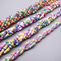 【CW】✓✘  New 6mm Polymer Clay Beads Round Loose Spacer ForJewelry Making Children Necklace