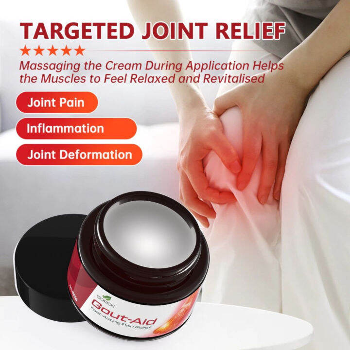 biorich gout id fast acting pain relief Gout Ointment Cream For