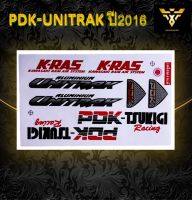 สติ๊กเกอร์pdk UNITRAK ปี2016(เคลือบเงา)