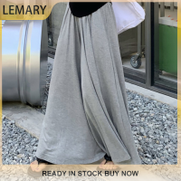 Lemary ฉบับภาษาเกาหลีแฟชั่นเอวสูงของผู้หญิง,กางเกงขาม้า Culottes ลำลองแขวน