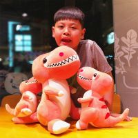 【cw】 25/30/40CM Q version big eye dinosaur stuffed animal plush toy doll children  39;s toys home decoration holiday gift