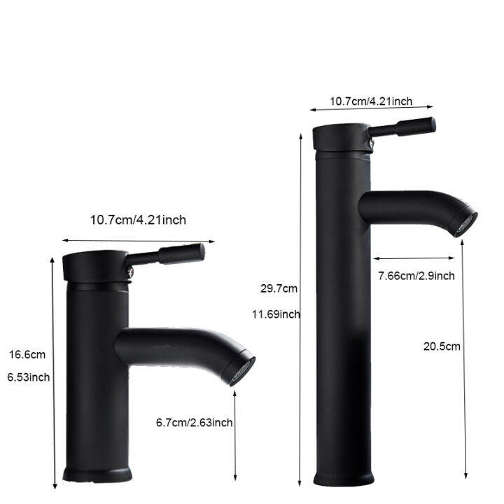 matte-black-single-handle-cold-hot-water-basin-faucet-bathroom-cabinet-faucet-contracted-basin-faucet-deck-mounted