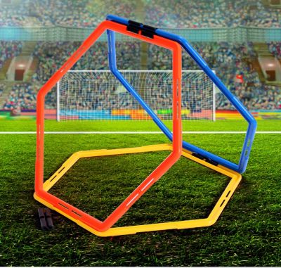 Hexagon circle football training equipment physical fitness ring basketball agility circle Taekwondo training obstacle equipment